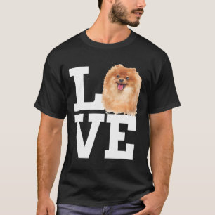 Camiseta Amor Cachorro Pomerano Cachorro Pomeraniano Cachor
