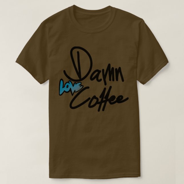 Camiseta Amor café 5 (Frente do Design)