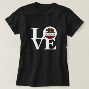 Camiseta AMOR Califórnia (texto em branco)