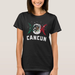 Camiseta Amor Cancún México Férias México Bandeira 1