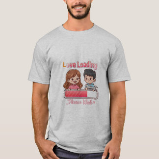 👉 Camiseta Amor Carregando – Gráfico Romântico Fo