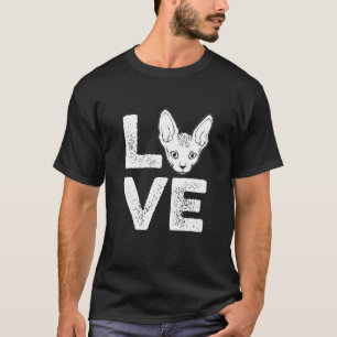 Camiseta Amor Cat Sphynx Cat