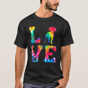 Camiseta Amor Cav A Jack Tie Dye Dog Mãe Pai