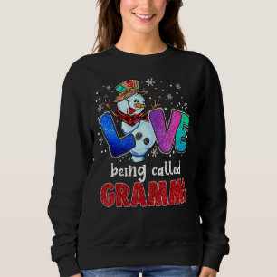 Camiseta Amor Chamado Grammi Snowman Engraçado Natal P