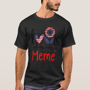 Camiseta Amor Chamado Meme American Flag Patriotic 4th