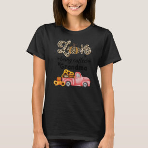Camiseta Amor Chamado Vovó Cai Pumkin E Sunf
