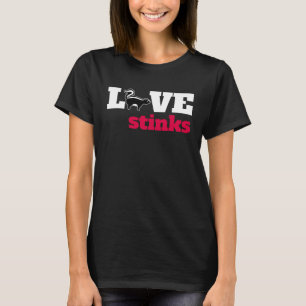 Camiseta Amor Cheira Skunk Animal Anti-Dia de os namorados