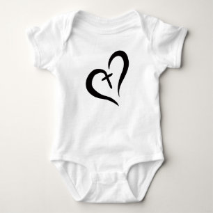 Camiseta amor chic simples e fé
