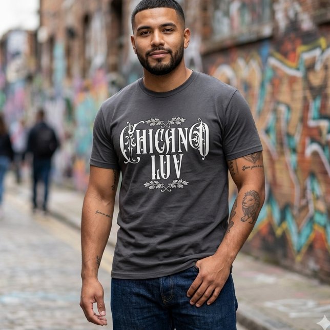 Camiseta amor chicano nome personalizado (Criador carregado)
