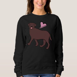 Camiseta Amor Chocolate Labrador Retriever
