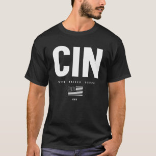 Camiseta Amor Cincinnati - Nascer Aumenta Orgulho