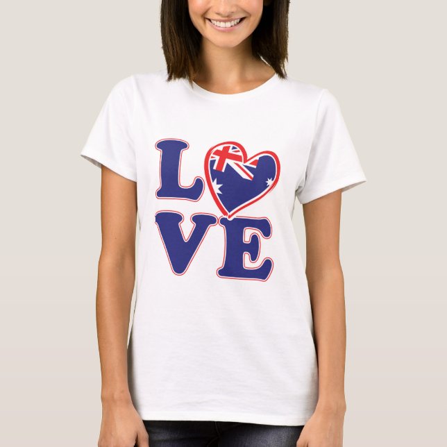 Camiseta AMOR-com-Austrália-coração (Frente)
