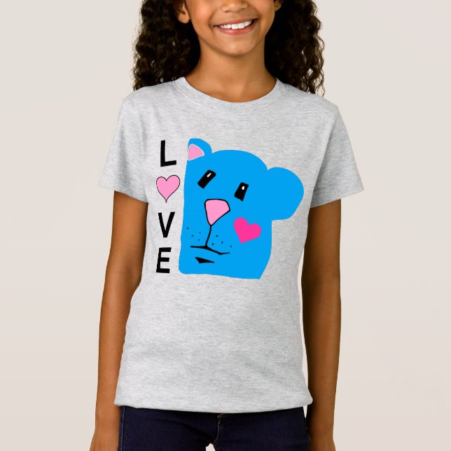 Camiseta Amor Com Bonitas Meninas De Chipmunk Tee (Frente)