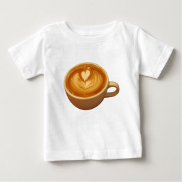 Camiseta Amor Com Café De Arte Latina