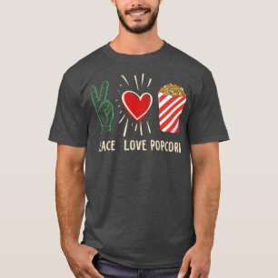 Camiseta Amor com Cinema em Cinema Popcorn Night Television