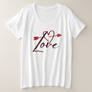 Camiseta amor com coração
