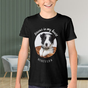 Camiseta Amor com foto negra do memorial do cão