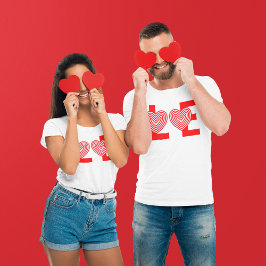 Camiseta Amor com palavra de quatro letras