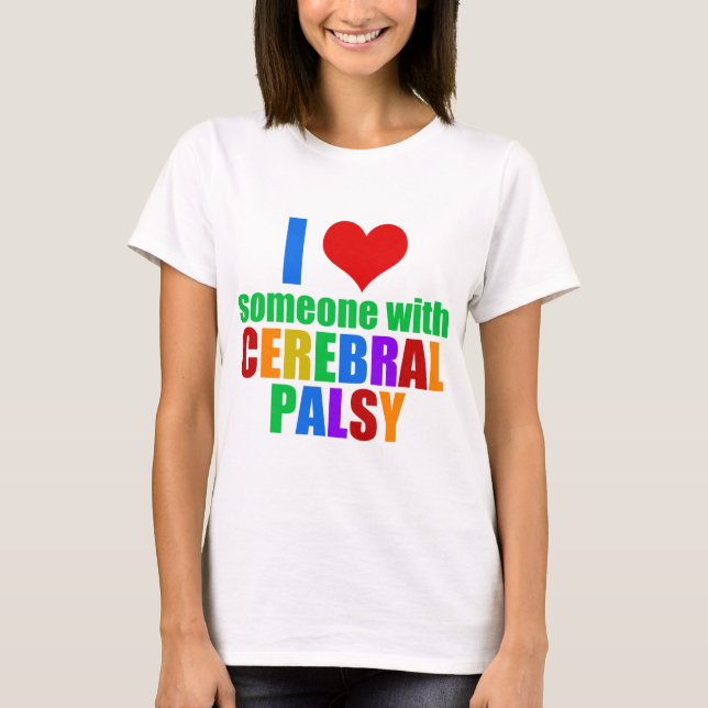 Camiseta Amor com paralisia cerebral (Frente)