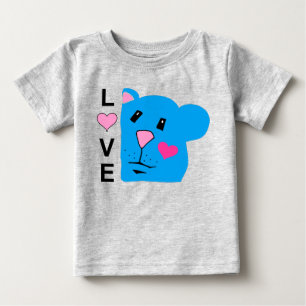 Camiseta Amor Com Um Bocado De Chipmunk Toddler Tee