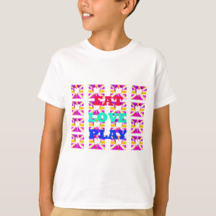 Camiseta Amor Comer Tocar Coração Hakuna Matata cores.png