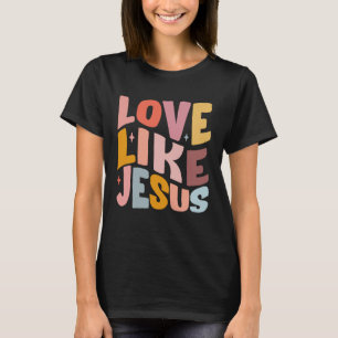 Camiseta Amor Como Jesus Bíblia Cristã Verso Pré-Disquete 1