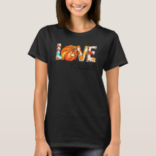 Camiseta Amor Como Jesus Cai Por Jesus Pumpkin Graças