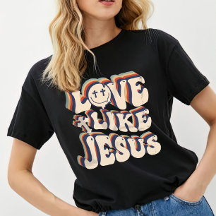 Camiseta Amor como Jesus Camisa, Camisa-T-Mulher