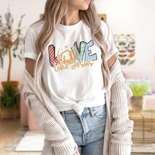 Camiseta Amor Como Jesus Camisa, Jesus Camisa, Jesus Ociden (Criador carregado)