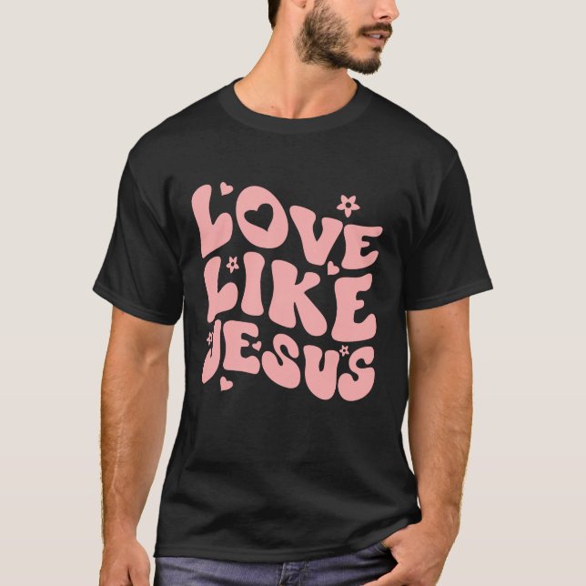 Camiseta Amor Como Jesus Católico Positivo, Católico, Catól (Frente)