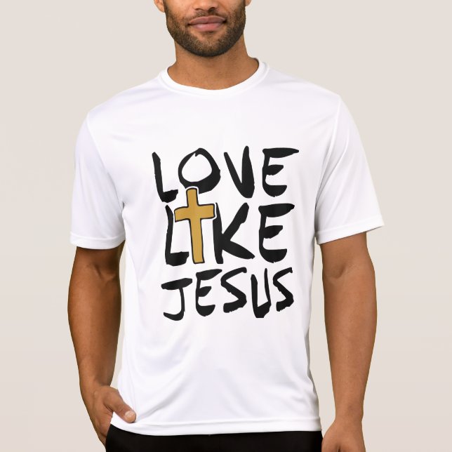 Camiseta AMOR COMO JESUS Christian (Frente)