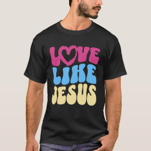 Camiseta Amor Como Jesus Christian Dizendo Citação Positiva
