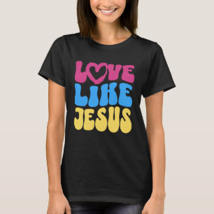 Camiseta Amor Como Jesus Christian Dizendo Citação Positiva