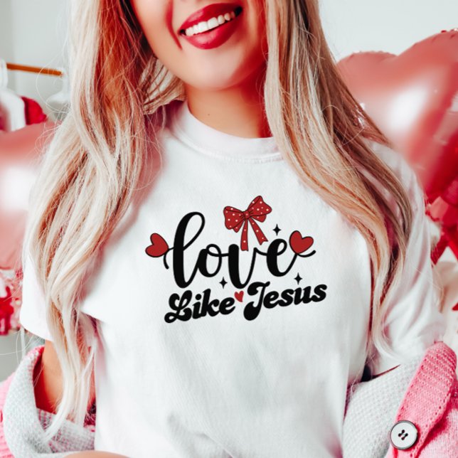 Camiseta Amor Como Jesus, Cristão (Criador carregado)