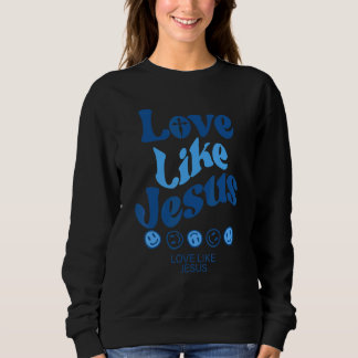 Camiseta Amor Como Jesus Cristo Palavras De Deus Cristão Na