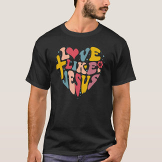 Camiseta Amor Como Jesus Deus Religioso Flor Cristão 7
