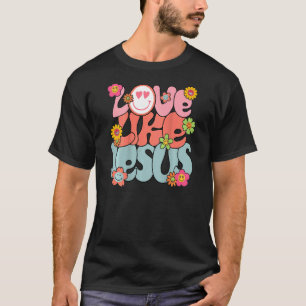 Camiseta Amor Como Jesus Deus Religioso Palavra Retroativa