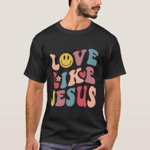 Camiseta Amor Como Jesus Deus Religioso Palavras Cristãs Em