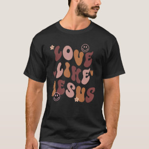 Camiseta Amor Como Jesus Deus Religioso Palavras Cristãs Em