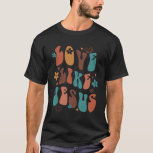 Camiseta Amor Como Jesus Deus Religioso Palavras Cristãs Em