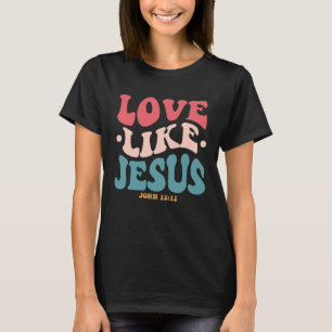 Camiseta Amor Como Jesus Deus Religioso Sobrevive Com Palav