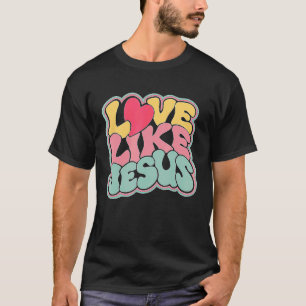 Camiseta Amor Como Jesus Fé Positivo Cristão Religioso
