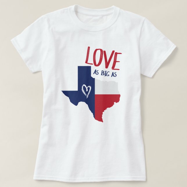 Camiseta Amor Como O Texas (Frente do Design)