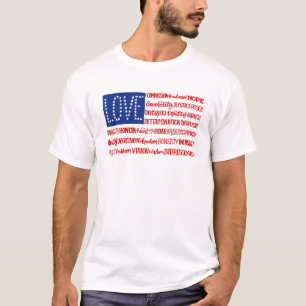 Camiseta Amor Compaixão bondade Esperança generosidade Just