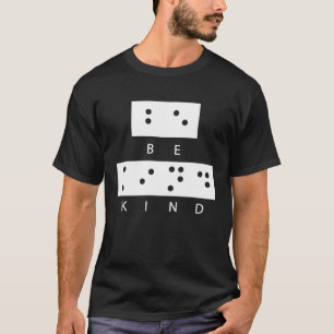 Camiseta Amor Conhece Sensibilização em Braille