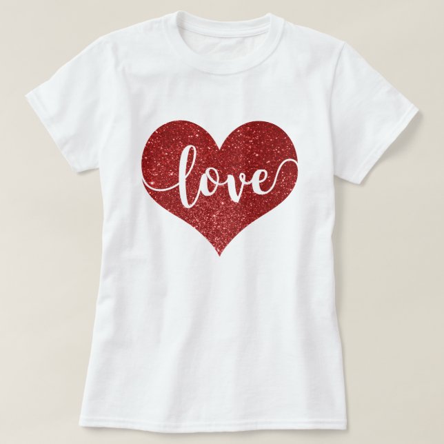 Camiseta Amor - Coração (Frente do Design)