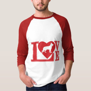 Camiseta Amor Coração Pastor Alemão