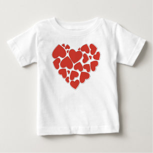 Camiseta Amor, Corações, Corações Vermelhos, Dia de os namo
