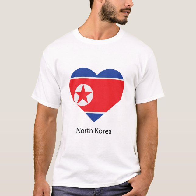 Camiseta Amor Coreia do Norte (Frente)