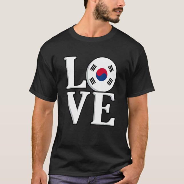 Camiseta Amor Coreia do Sul (Frente)